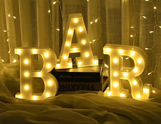 Lighted Bar Sign